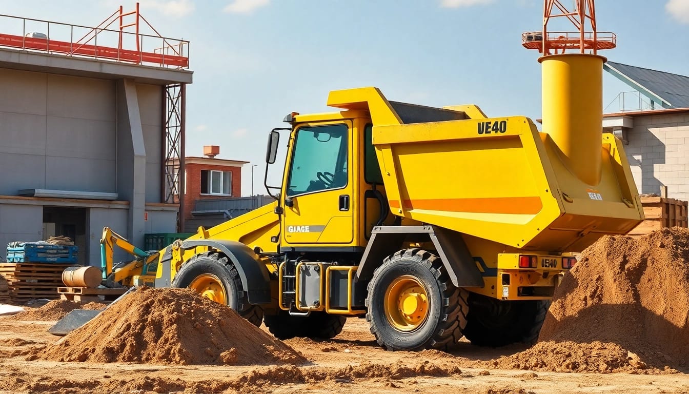 Bagger leihen Celle preis: Auf einer Baustelle in Celle wird ein Bagger verwendet, um Erde effizient auszugraben.