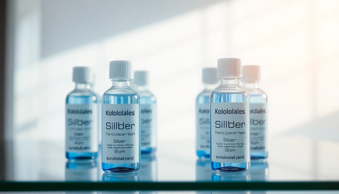 Use Kolloidales Silber 50 ppm for natural health benefits with high purity in sleek packaging.