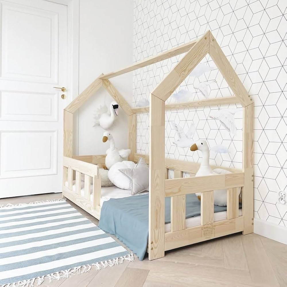 Maximale Sicherheit und Komfort im Hausbett 120x200 mit Rausfallschutz