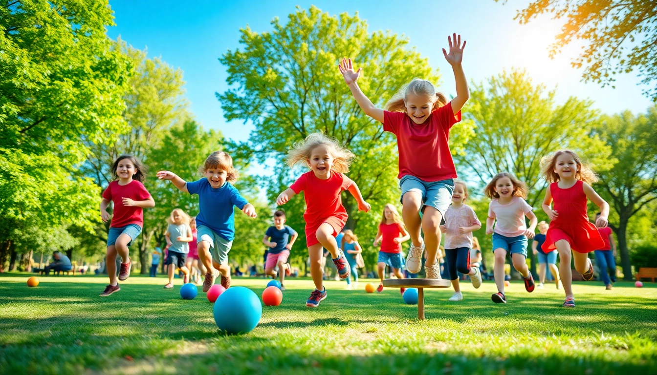 Jetzt Details ansehen fuer kreative Bewegungsspiele mit Kindern im Freien.