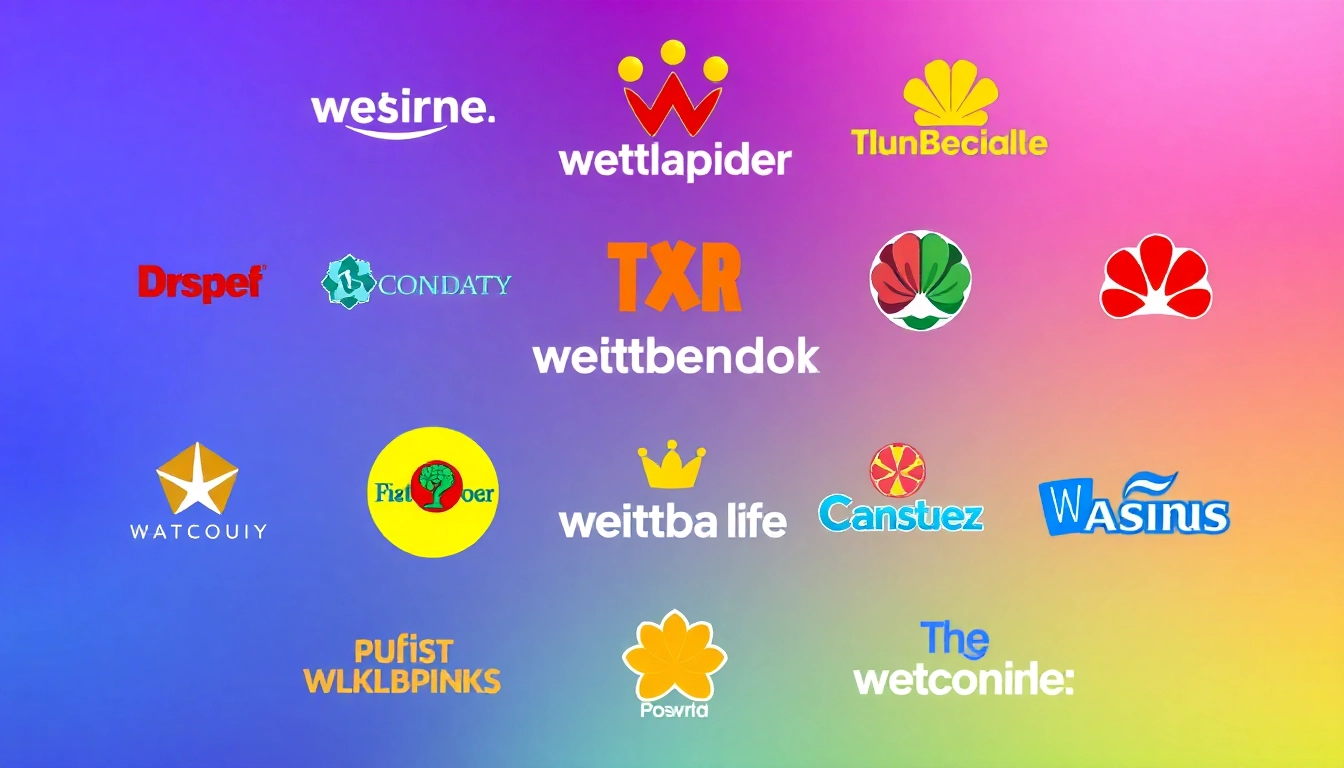 Comparison of beste wettanbieter logos showcasing leading betting companies in an engaging layout.