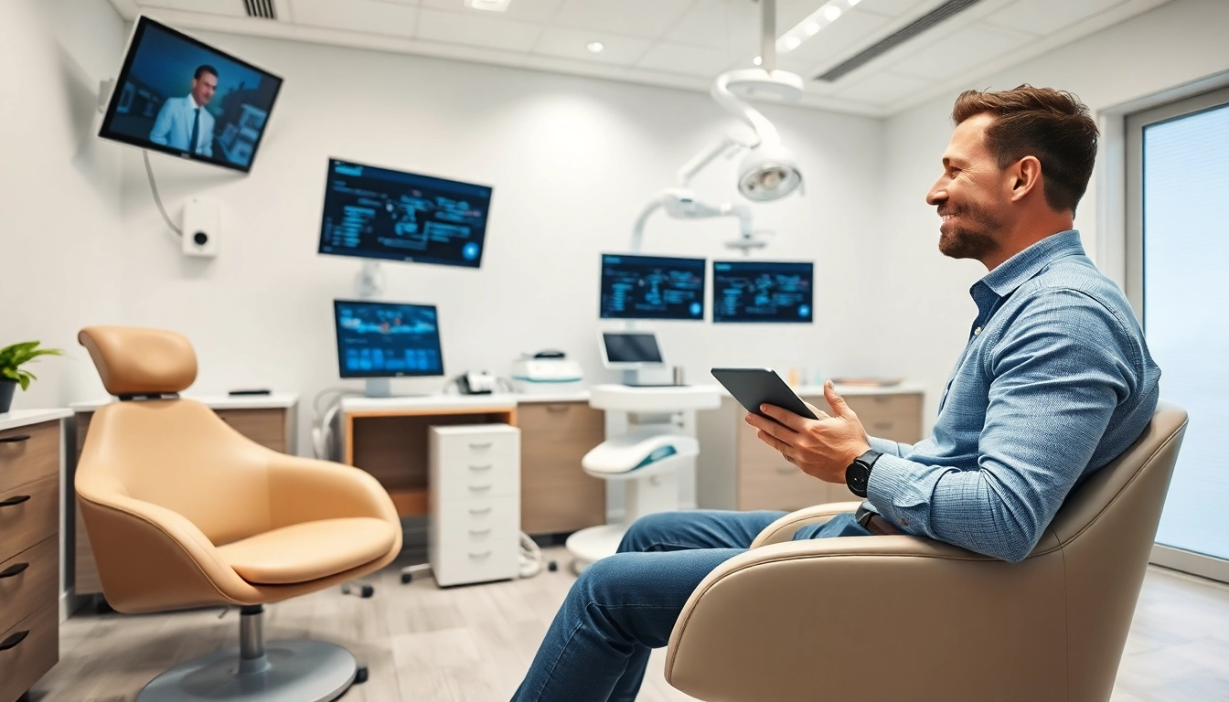 Informationen zu Haartransplantation Türkei kosten im modernen Klinikinterieur.