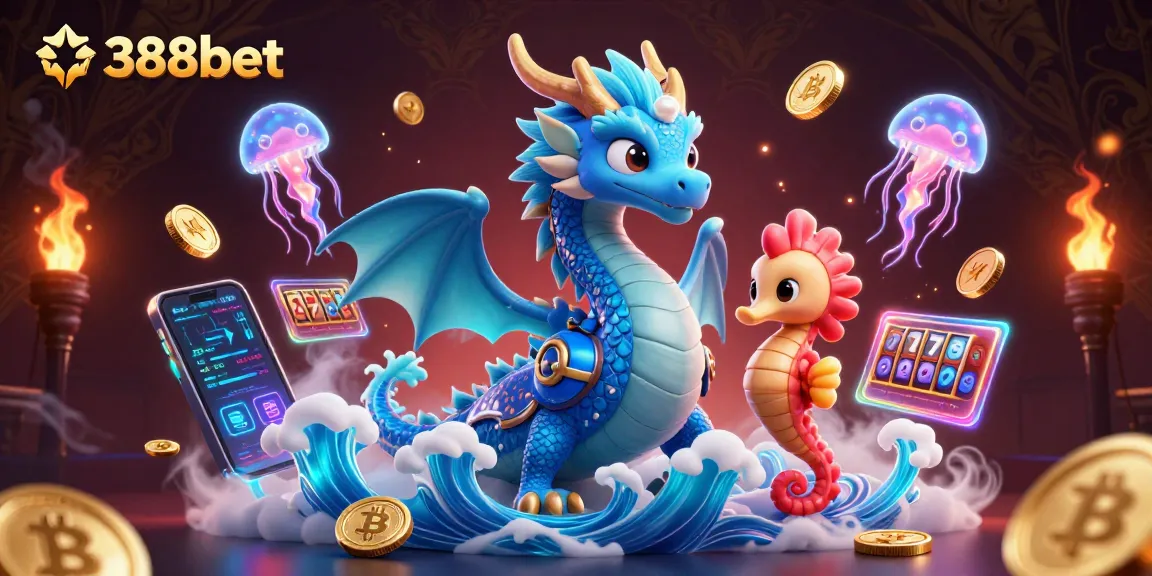 Engage with thrilling casino games at 388bet, featuring vibrant 3D characters and dynamic gameplay elements.