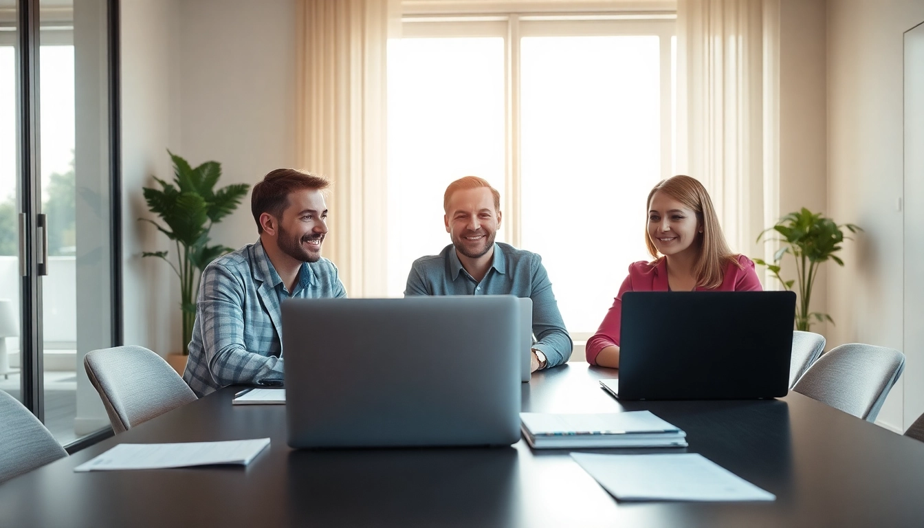 Vereinbaren Sie Outplacement Beratung Kosten für effektive Karrierewechselhilfe mit Experten in einem modernen Coaching-Büro.