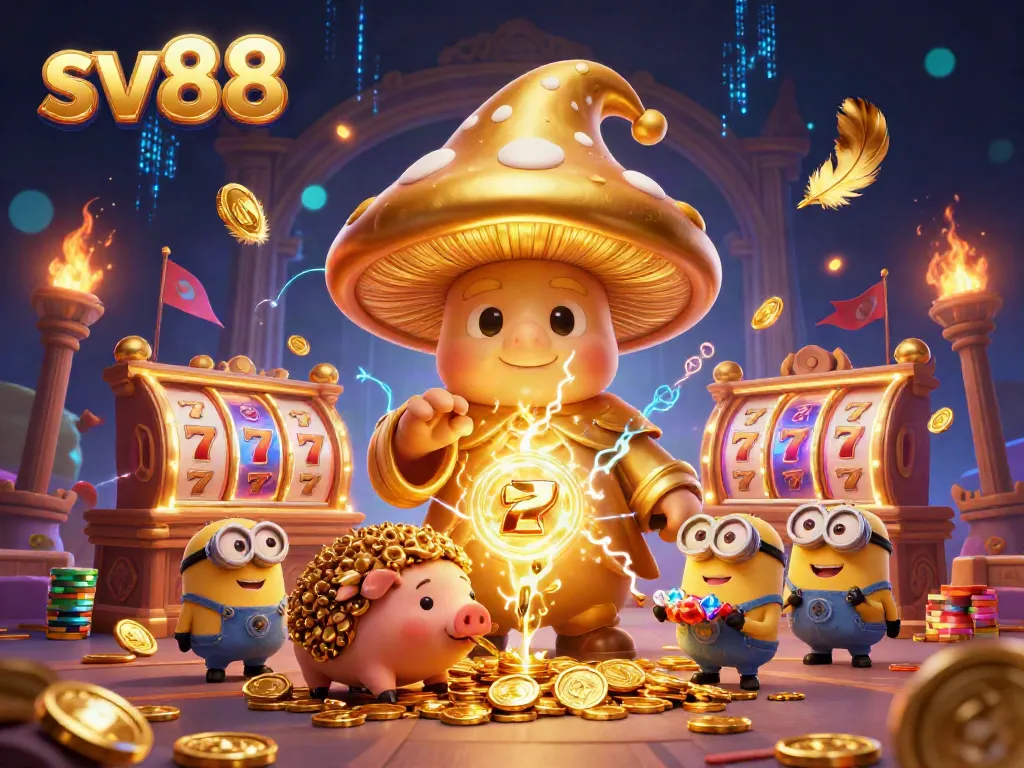 Experience the magic of sv88 with enchanting gaming elements in a vibrant casino setting.