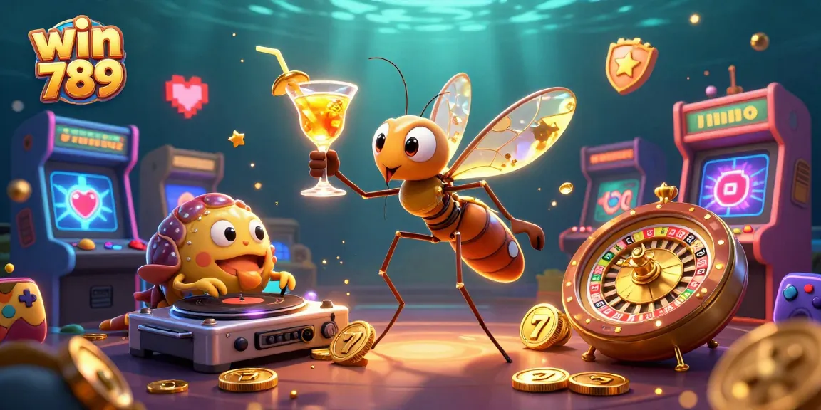 Spin and win 789 at an exciting casino scene showcasing vibrant characters and game elements.