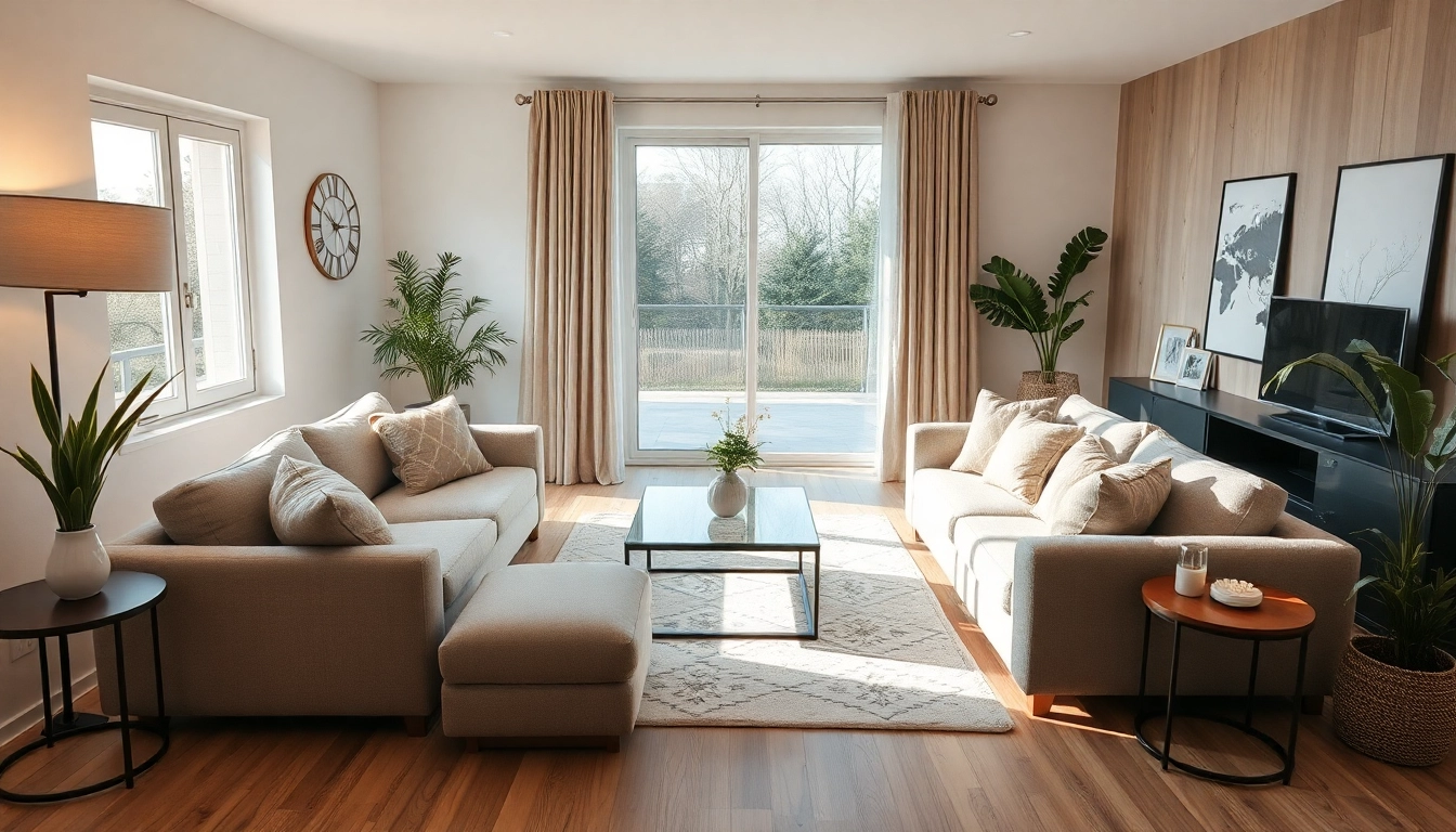 Gemütliches, liebevoll renoviertes Wohnzimmer nach einer Hausrenovierung mit moderner Einrichtung