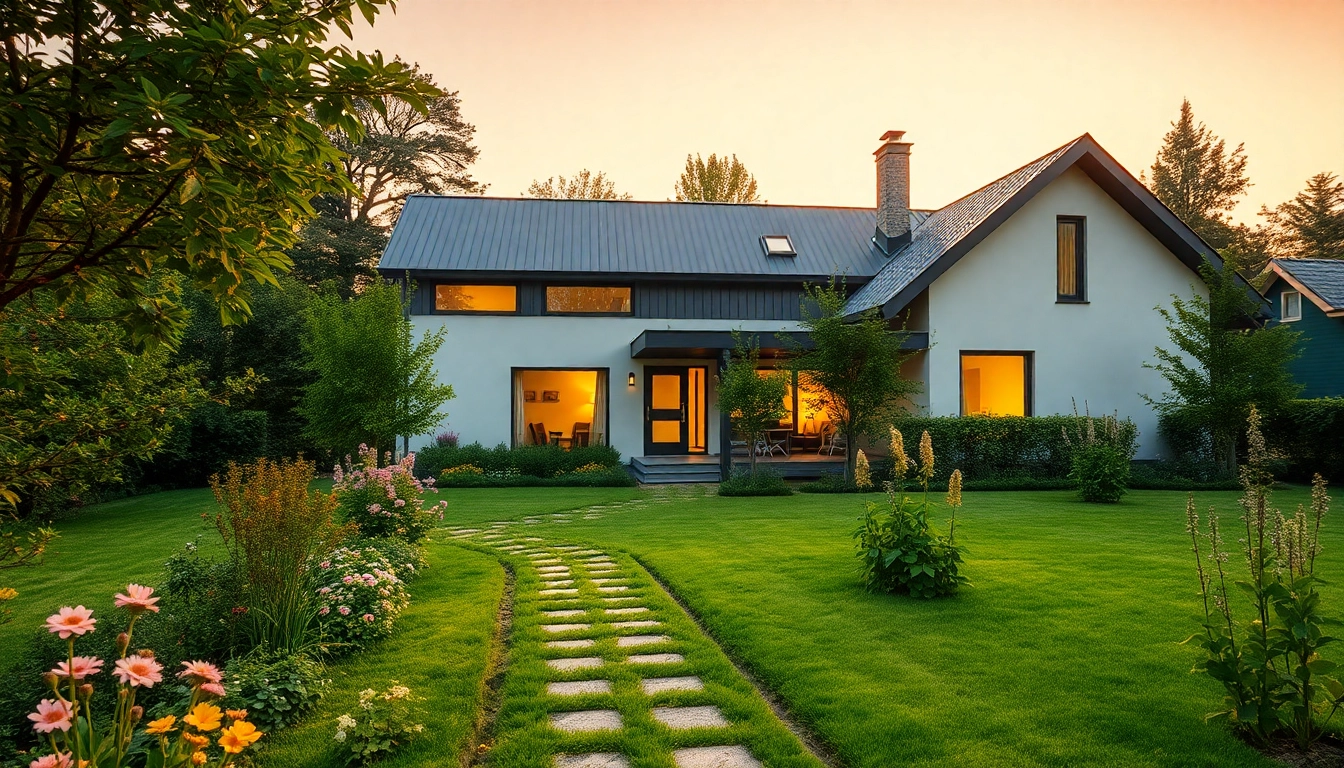 Entdecken Sie Ihr Traumhaus für den Hauskauf in einer ruhigen Nachbarschaft mit einem malerischen Garten und einladendem Ambiente.