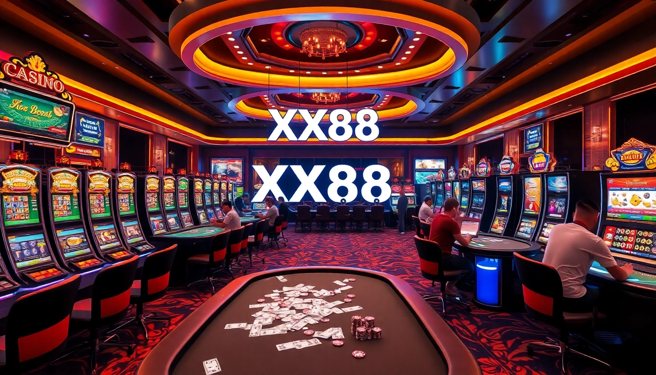 Experience the excitement of online gaming at https://xx88.pizza/ with vibrant casino tables and thrilling gameplay.