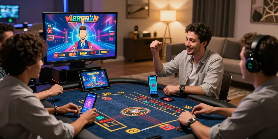 Players enjoying qs88 online gaming experience at a virtual casino