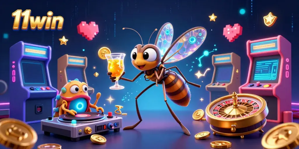 Experience thrilling moments with 11win's fun casino games and unique mascot characters.