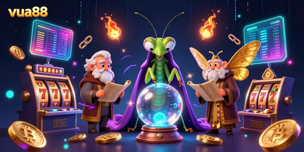 Experience thrilling gameplay at vua88 with vibrant slot machines and mystical characters.