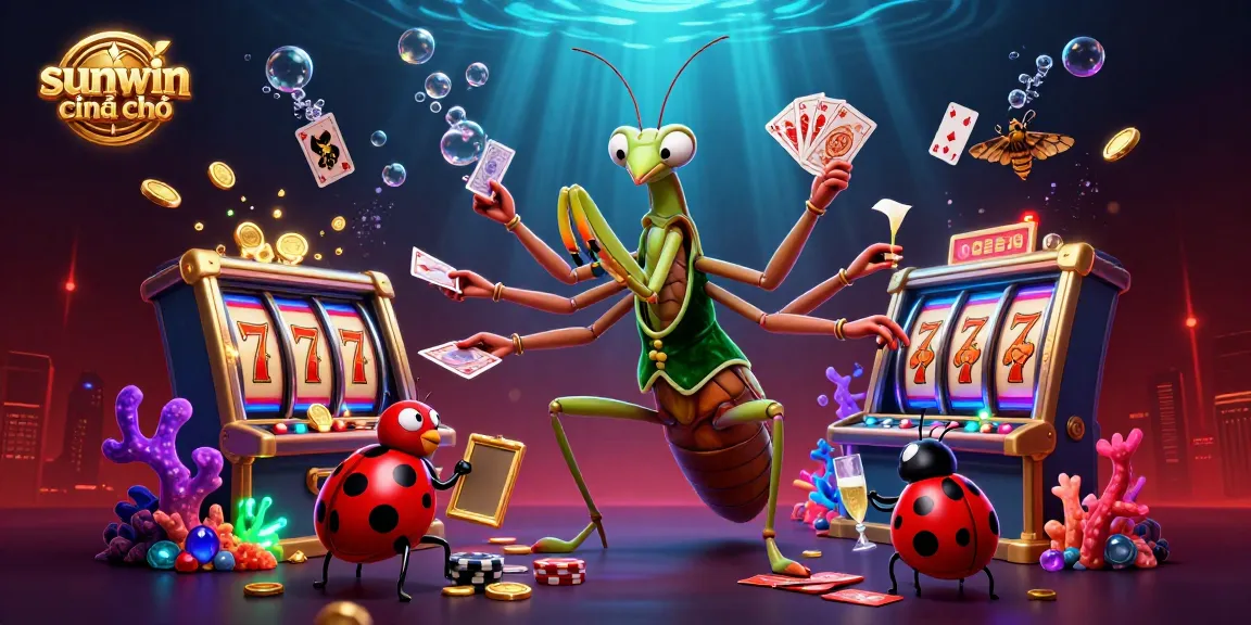 Enjoy the thrilling atmosphere of sunwin chính chủ with colorful casino elements and lively characters in an engaging scene.