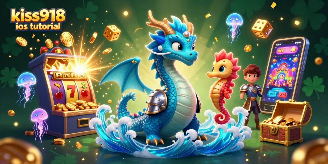 Experience the kiss918 ios tutorial with a vibrant casino scene full of excitement and winning chances.