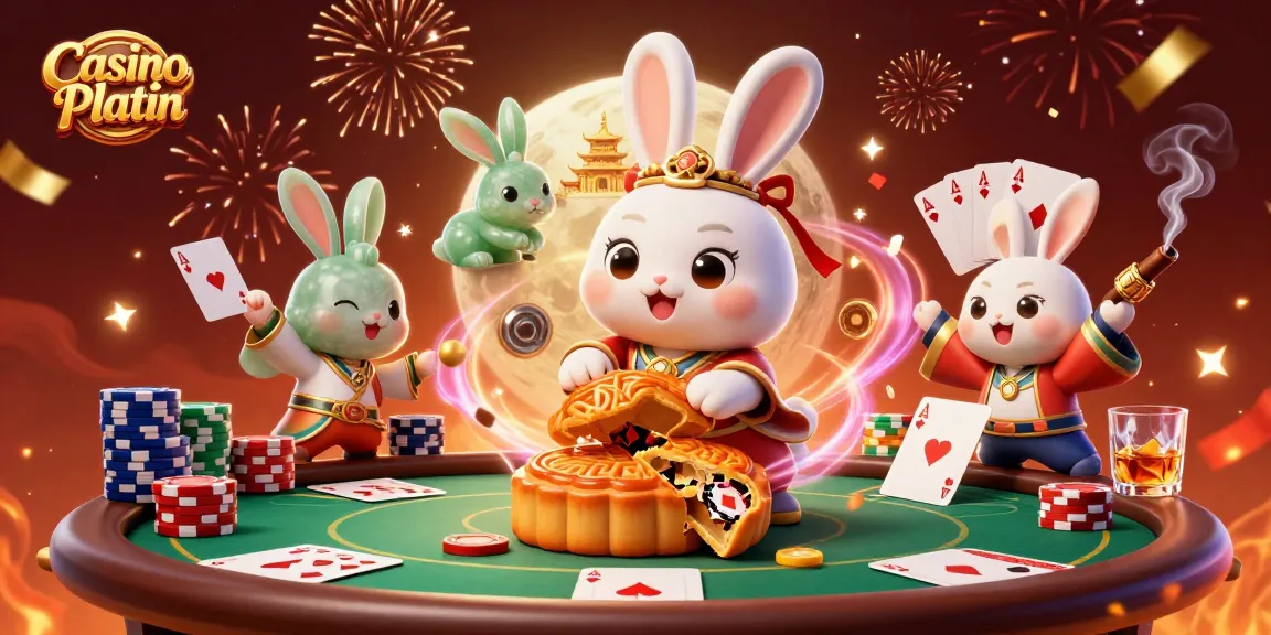 Experience excitement at Casino Platin with 3D animated gaming scenes and vibrant casino elements.