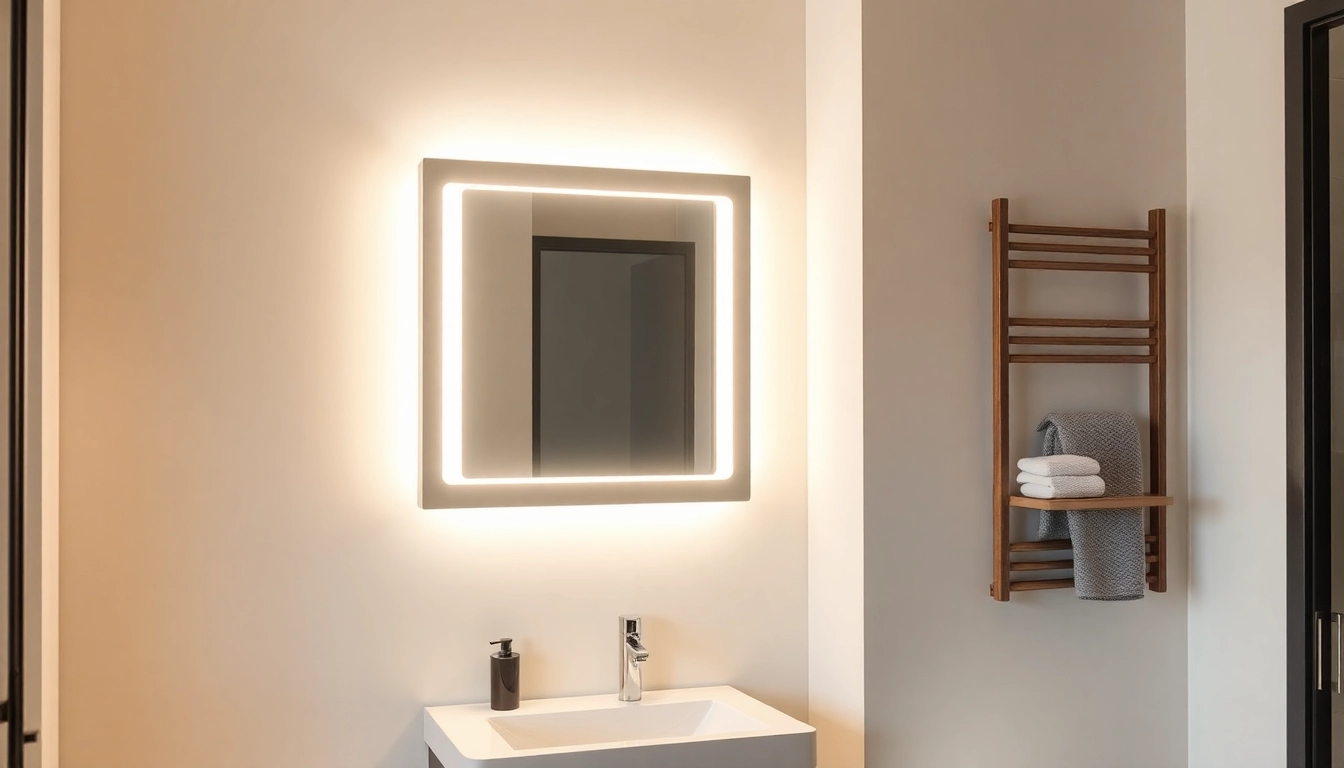 Entdecken Sie die Funktionalität eines spiegelschrank led mit sanftem Licht, ideal für jedes moderne Badezimmer.