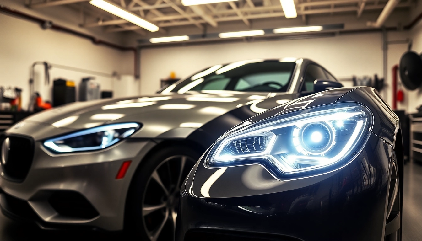 Diamond Cut Felgen Reparatur München: Professionell restaurierte glanzgedrehte Felgen in einer modernen Werkstatt, strahlend und hochwertig.