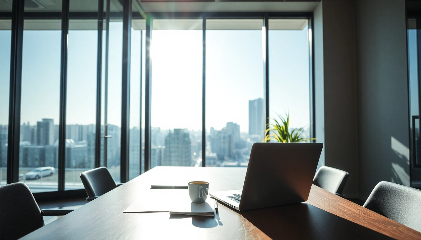 Headhunter Hannover arbeiten in einem modernen Büro mit Tageslicht.