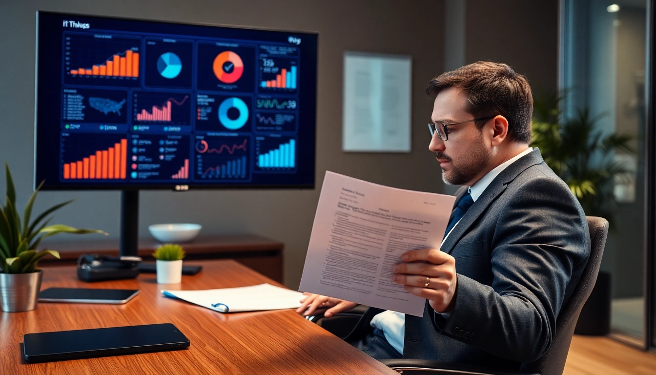 Headhunter IT präsentiert stolz den Lebenslauf eines topqualifizierten IT-Experten im modernen Büro.