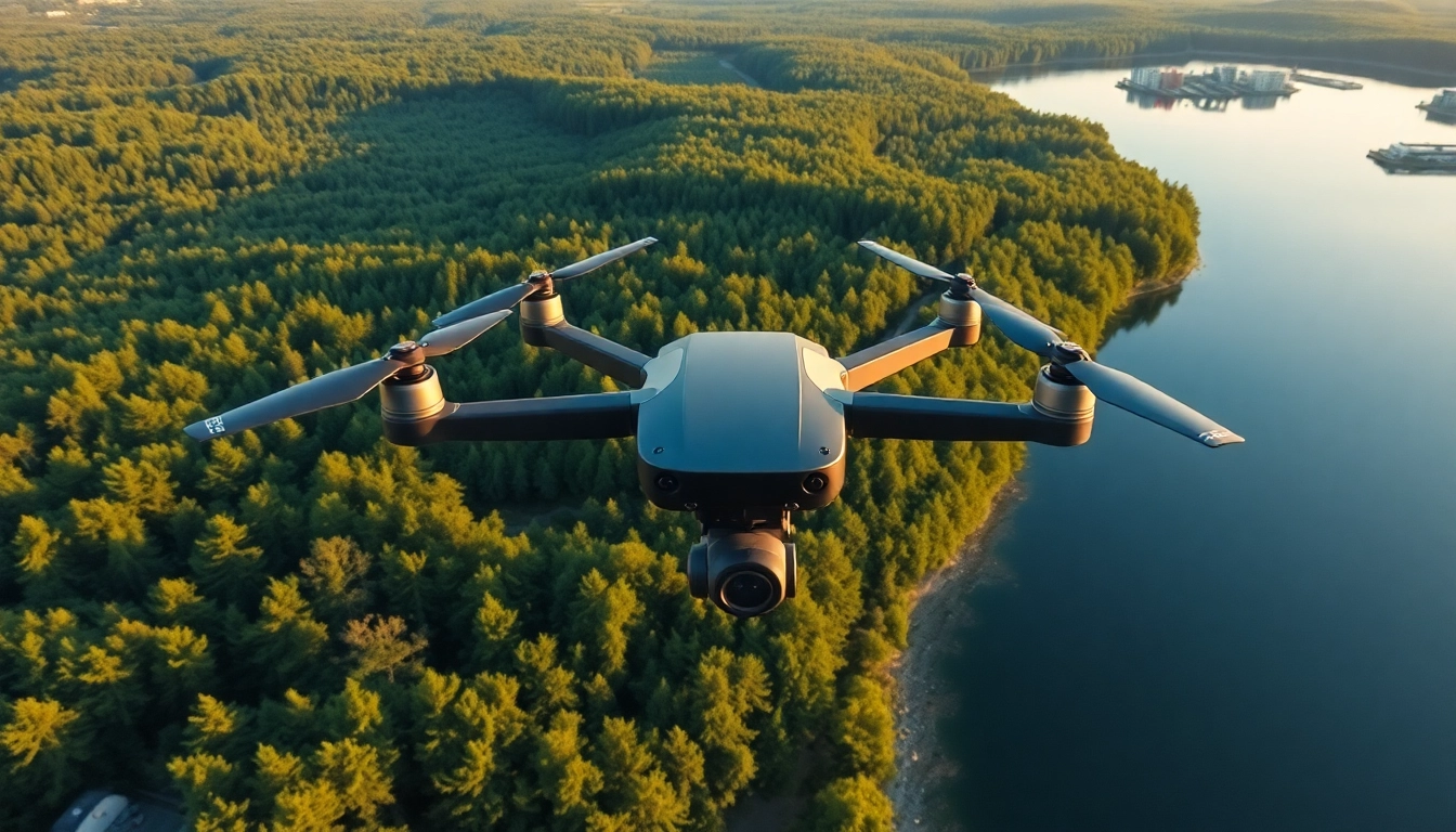 Drohnenvideos Brandenburg zeigen atemberaubende Luftaufnahmen der Landschaft.