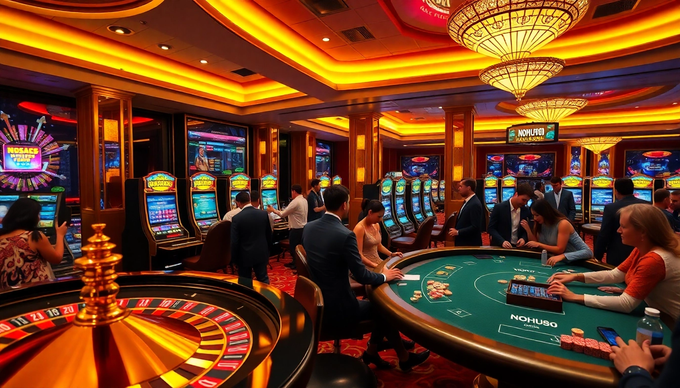 Experience thrilling games at https://nohu900.org/ with vibrant casino elements and exciting interactions.