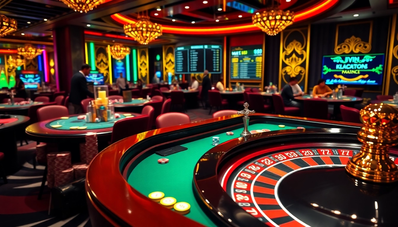 Experience the thrill of kuwin 789 with vibrant casino tables and exciting gameplay.