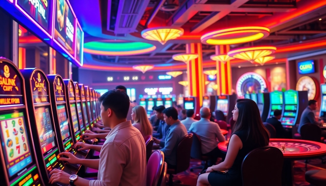 Az online kaszinó játékosai izgalmas élményeket keresnek a videoautomaták előtt.