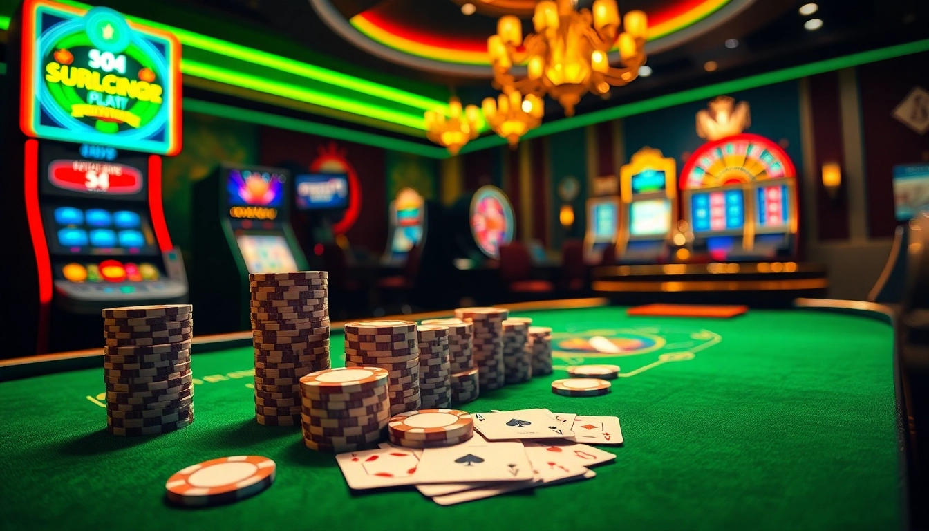 Engage with thrilling poker gameplay at https://f168.sarl/ featuring vibrant chips and cards that promise excitement.