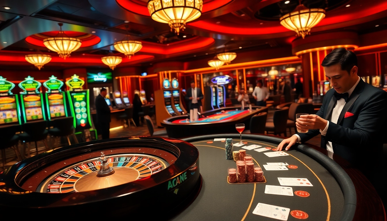Experience the thrill of gambling at https://s8onl.com/ with elegant casino tables and excited players.