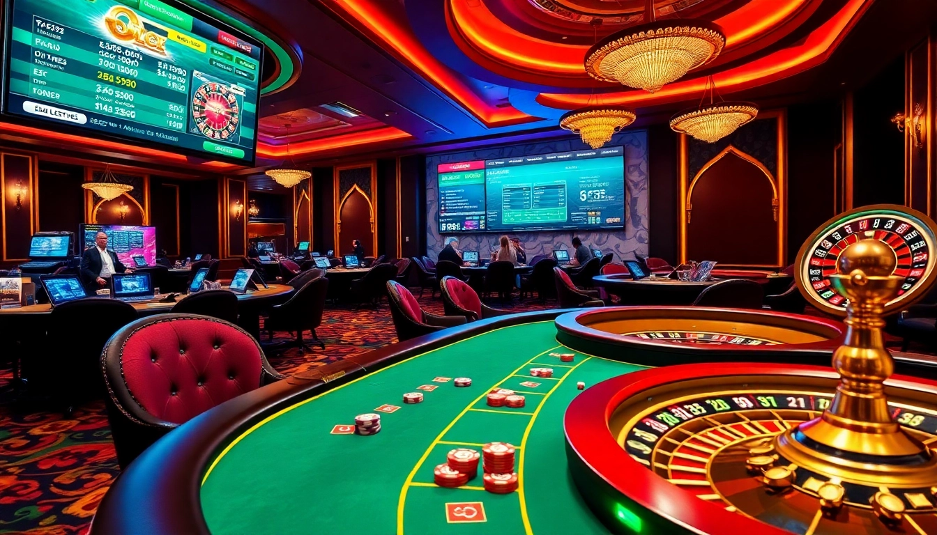 Experience the excitement of kubet11 with vibrant gameplay at a luxurious casino.