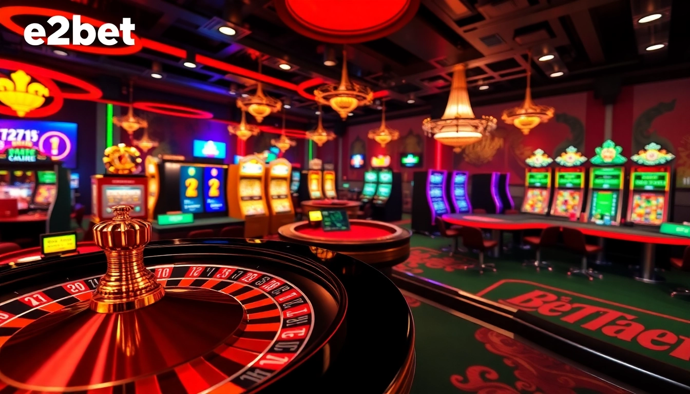 Engage in thrilling gaming at https://e2bet-games.org with vibrant casino visuals and high-stakes action.